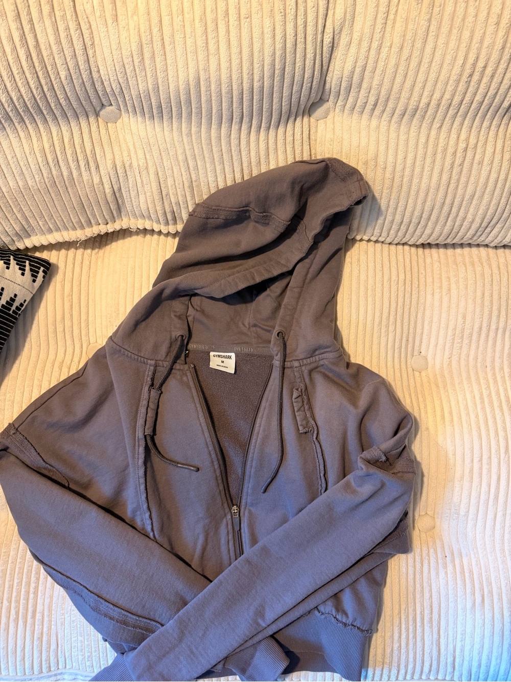 Gymshark cropped Zip-Up Hoodie